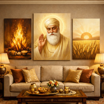Lohri Premium Canvas Paintings for Gifting: A Luxurious Way to Celebrate Tradition