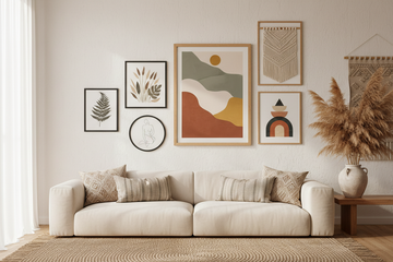 Boho Wall Art: Modern Indian Home Luxury Boho Canvas Paintings