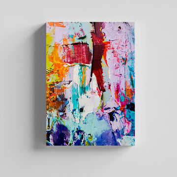 Vivid Harmony – Textured Abstract Wall Art Canvas
