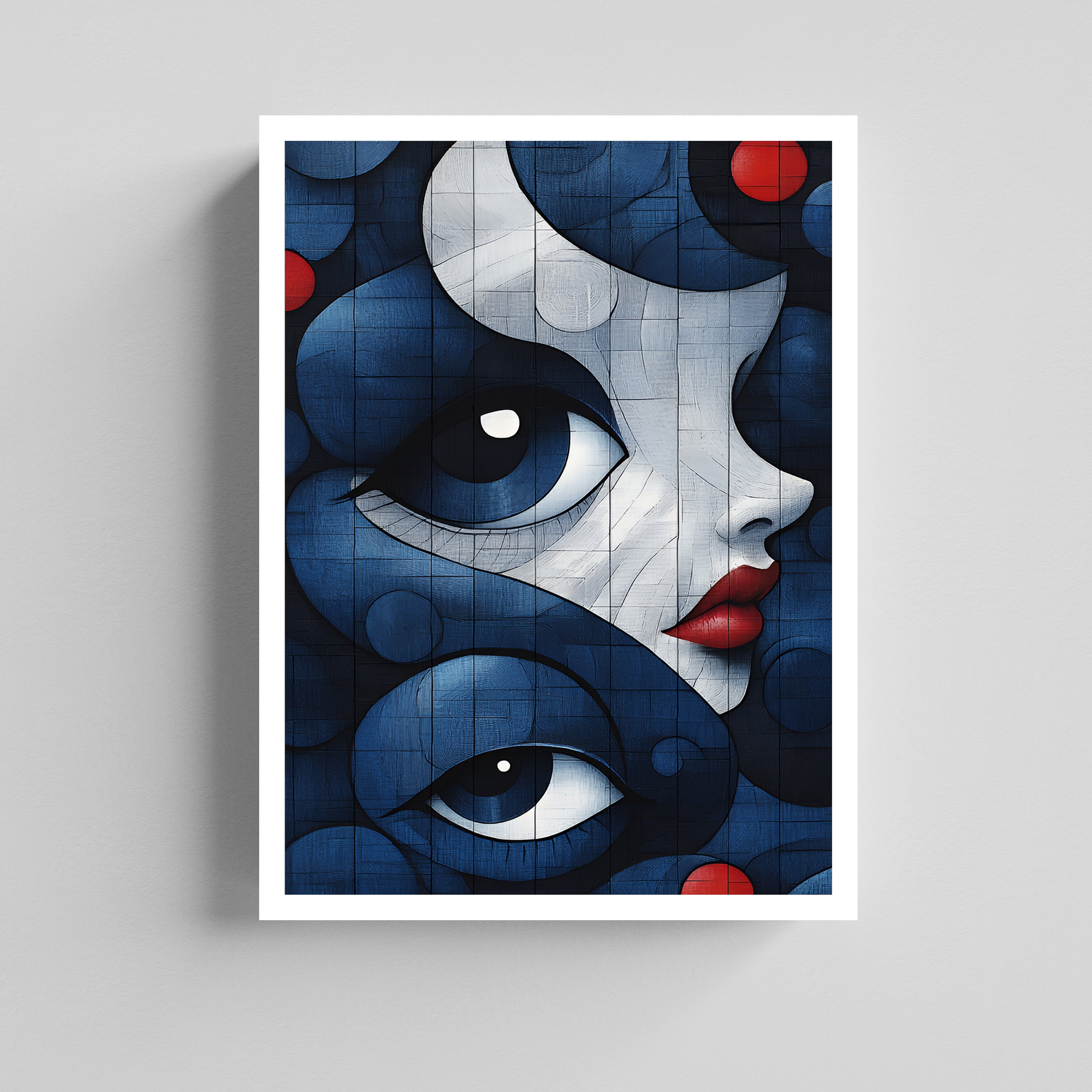 Luminous Geometry Modern Wall Art Canvas