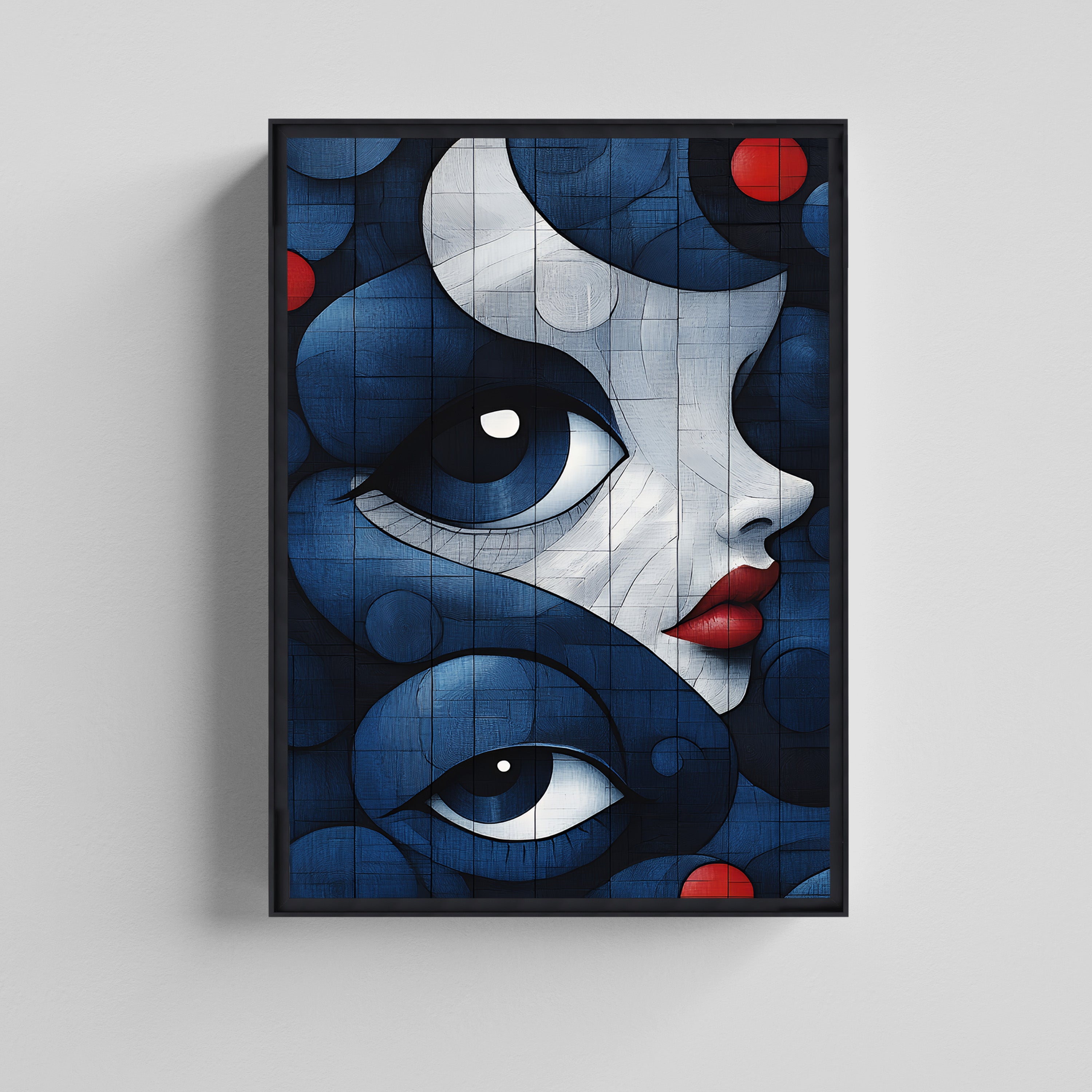 Luminous Geometry Modern Wall Art Canvas