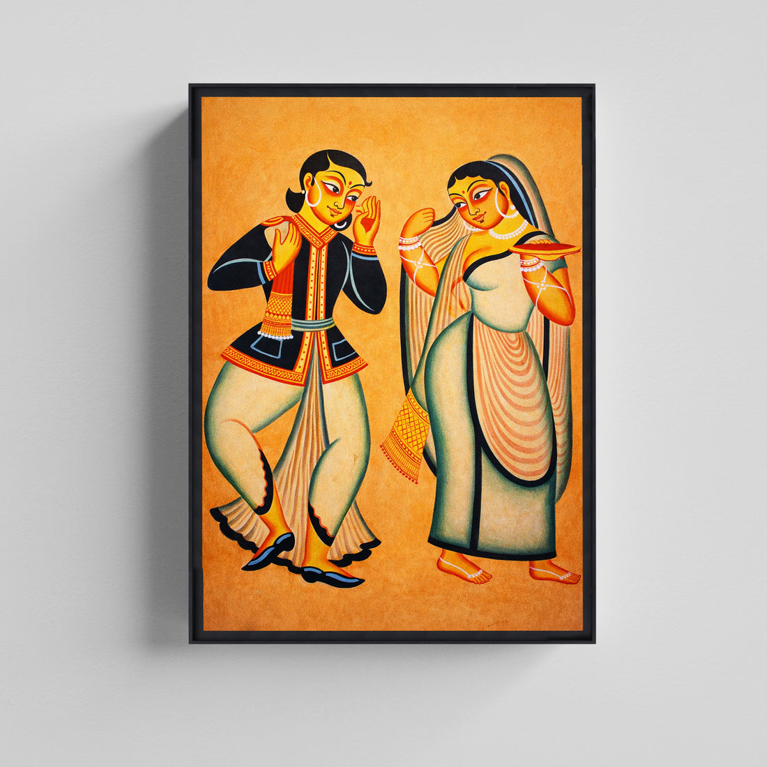 Classic Indian Narrative Art Canvas Painting