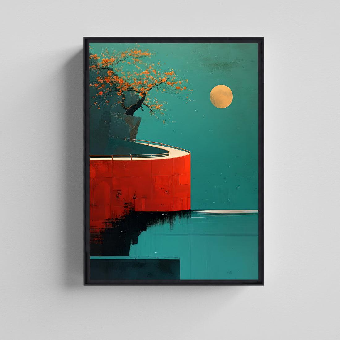 Moonlit Serenity – Modern Wall Art Canvas