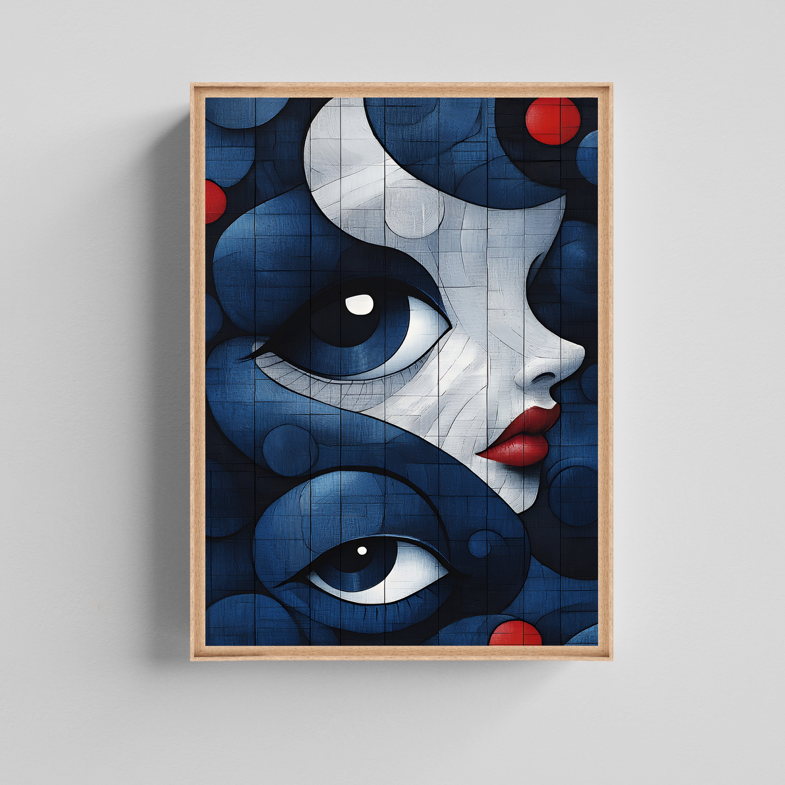 Luminous Geometry Modern Wall Art Canvas