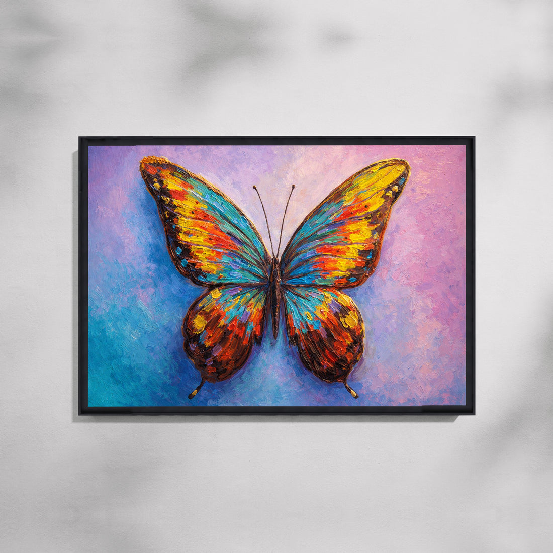 Wings of Wonder Butterfly Wildlife Canvas Painting