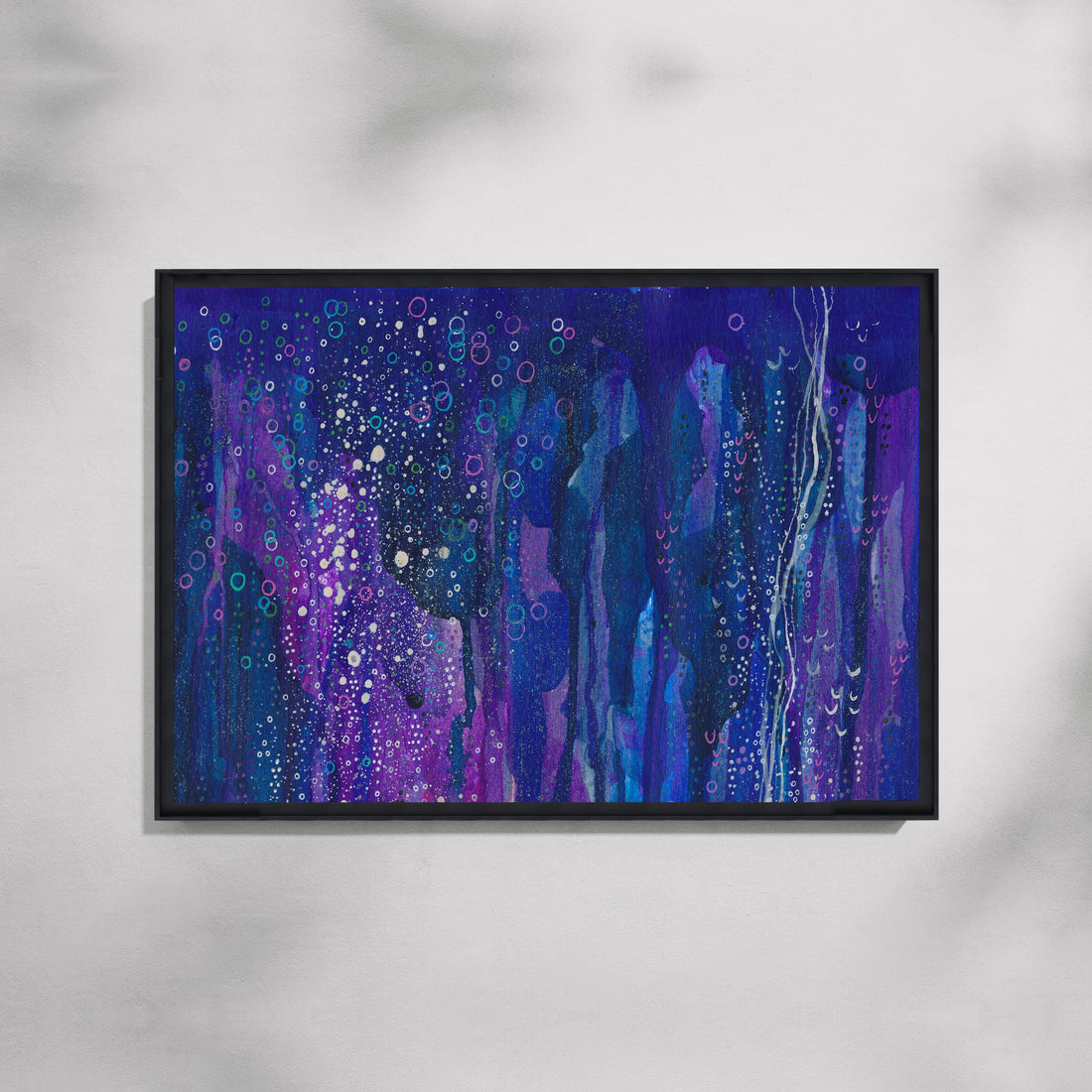 Midnight Drift Abstract Canvas Painting Canvas Painting
