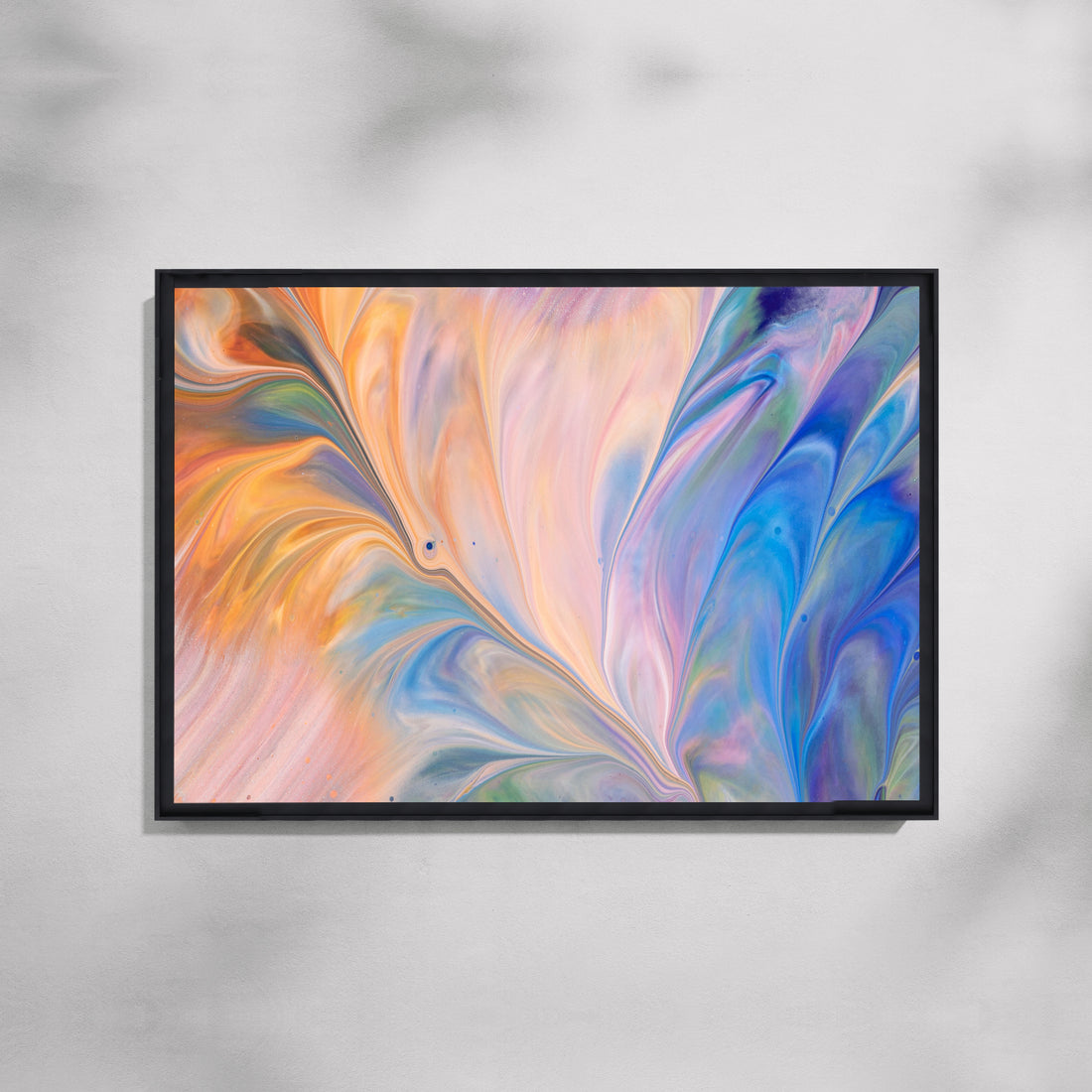 Pastel Flow Reverie Abstract Canvas Painting