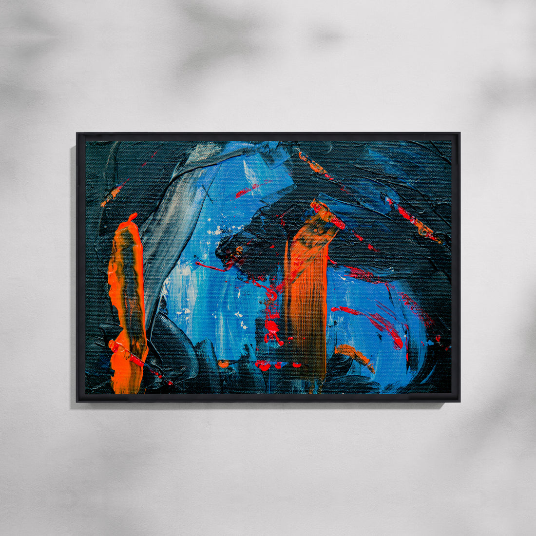 Midnight Pulse – Bold Abstract Expressionist Wall Art Canvas