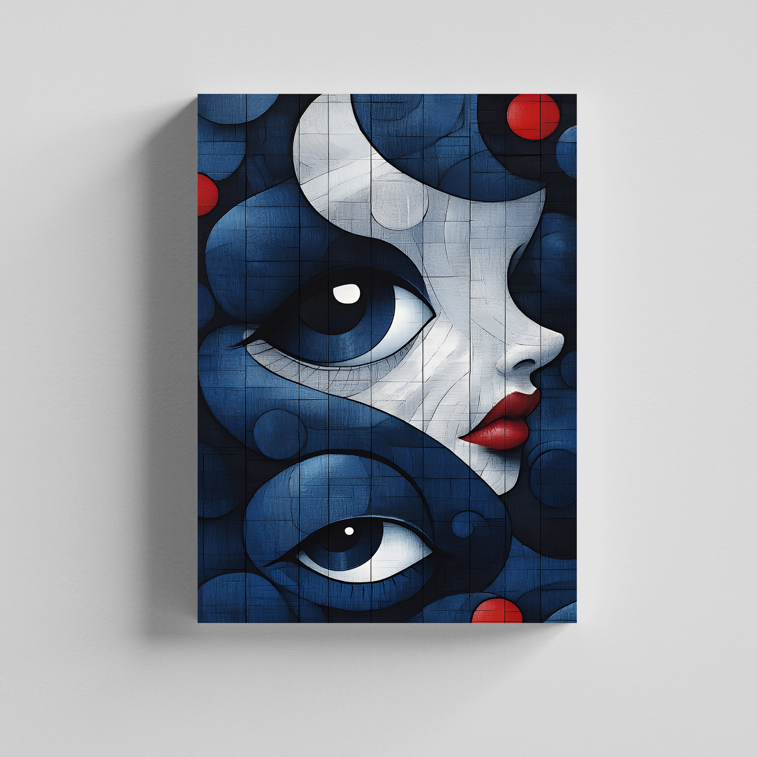 Luminous Geometry Modern Wall Art Canvas