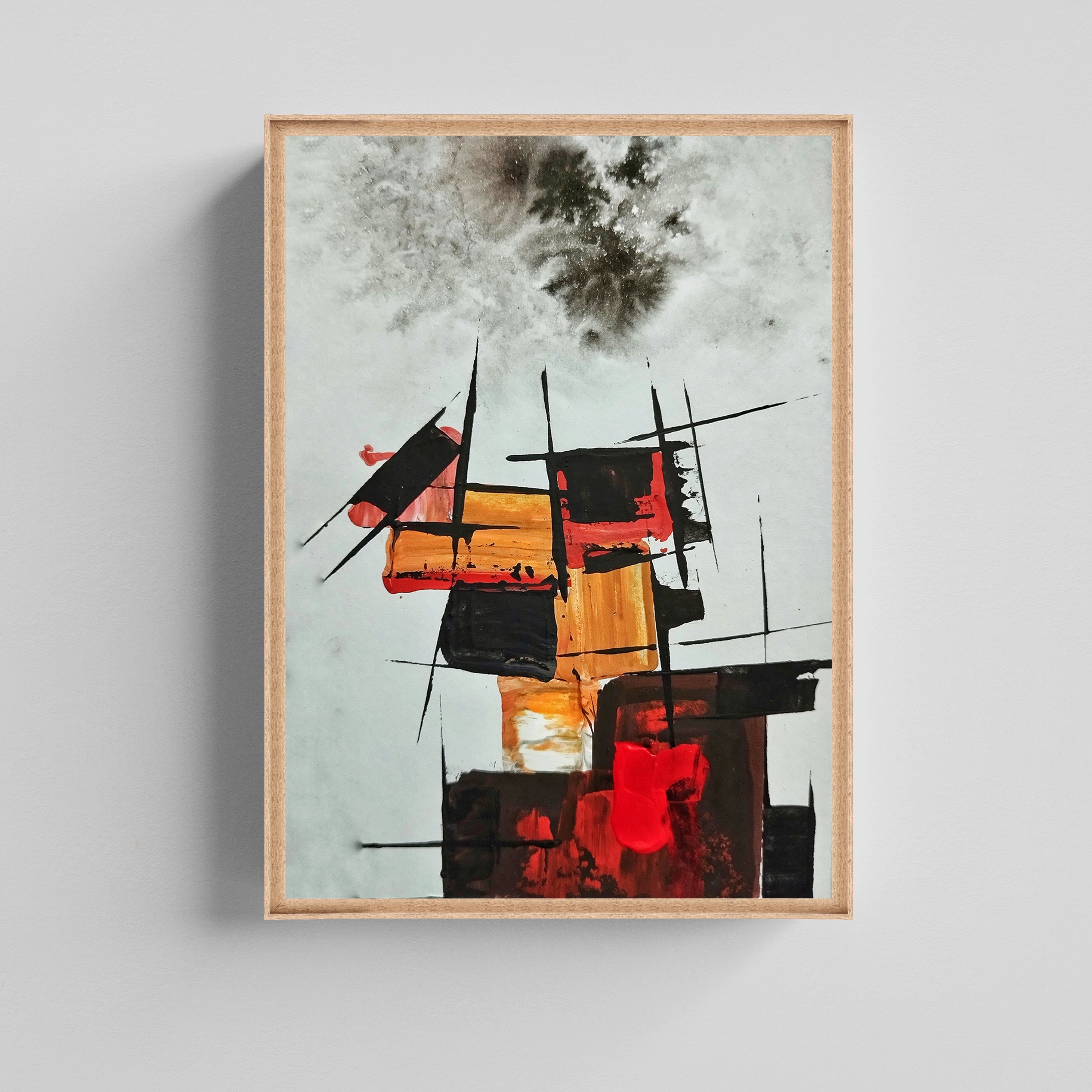 Urban Fragment Abstract Canvas Art